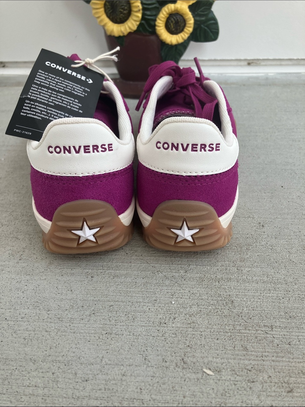 NWT Quantum Violet Converse Run Star Trainer Sneakers - Picture 5 of 8